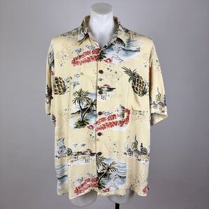 Kahala Cocktail Motif Handmade Hawaiian Shirt